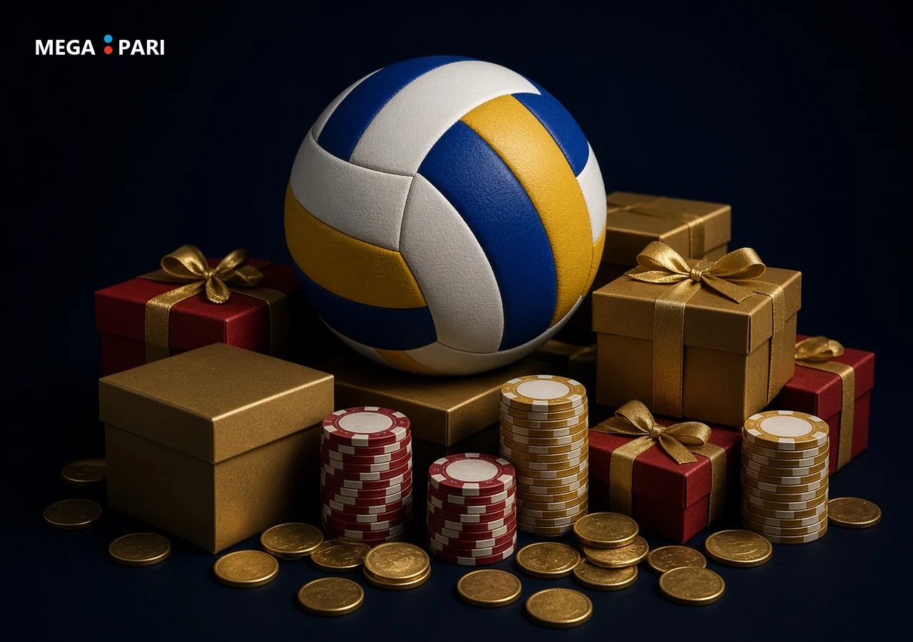 Voleybol bahsi sevenler için Megapari bonusları